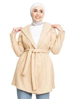Sh-Beige Feather Jacket