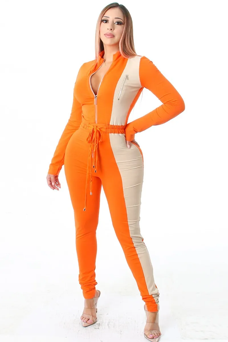 Two Toned Jumpsuit