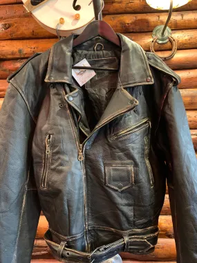 Vintage Biker Jacket 1 Euro. Size 52, Large-XL