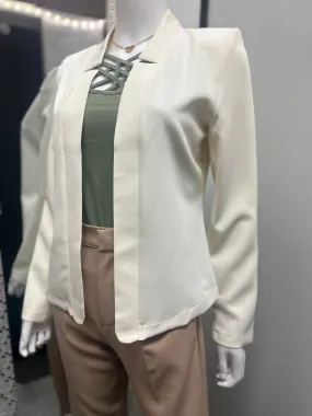 Women Blazer/Ivory-CR2314
