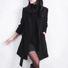 Women's Mid-Length Trench Coat