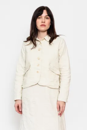 Wrinkled Jacket-Chalk
